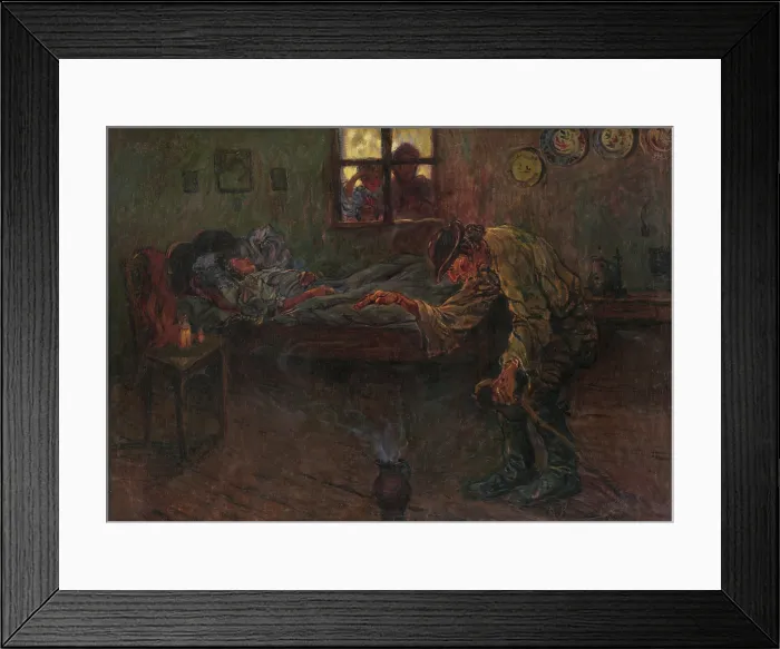 Framed Print : A Village Wizard, around 1919. Creator: Gustav Mally Framed Print : A Village Wizard, around 1919. Creator: Gustav Mally