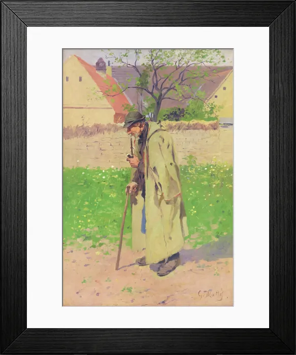 Framed Print : Indian Summer, 1906. Creator: Gustav Mally Framed Print : Indian Summer, 1906. Creator: Gustav Mally