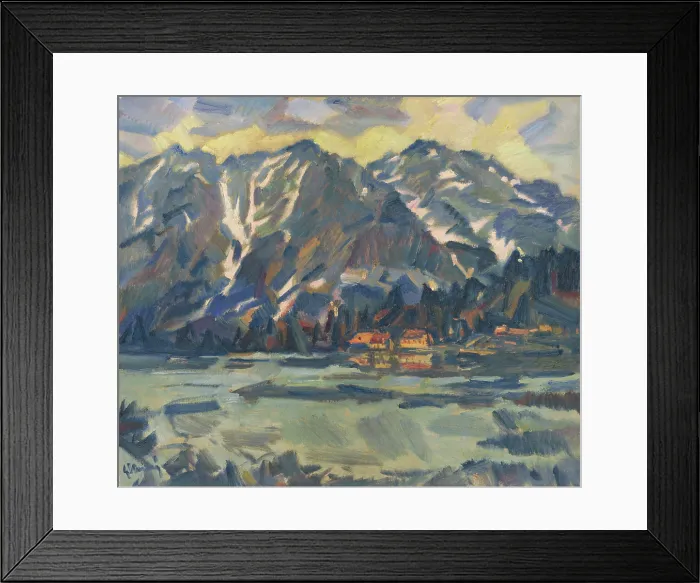 Framed Print : Popradske Pleso, c1939. Creator: Gustav Mally Framed Print : Popradske Pleso, c1939. Creator: Gustav Mally