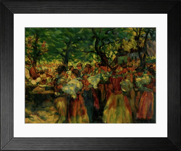 Framed Print : Slovak Feast, 1927. Creator: Gustav Mally Framed Print : Slovak Feast, 1927. Creator: Gustav Mally