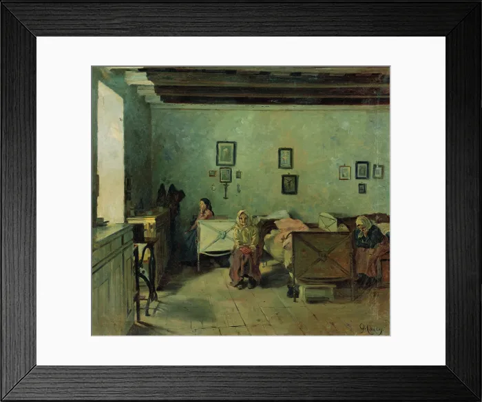 Framed Print : Old People's Home in Pezinok, around 1908. Creator: Gustav Mally. Old People's Home in Pezinok, around 1908. Creator: Gustav Mally Framed Print : Old People's Home in Pezinok, around 1908. Creator: Gustav Mally. Old People's Home in Pezinok, around 1908. Creator: Gustav Mally