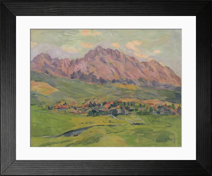 Framed Print : The Sub-Tatran Village - Mengusovce, around 1935. Creator: Gustav Mally Framed Print : The Sub-Tatran Village - Mengusovce, around 1935. Creator: Gustav Mally