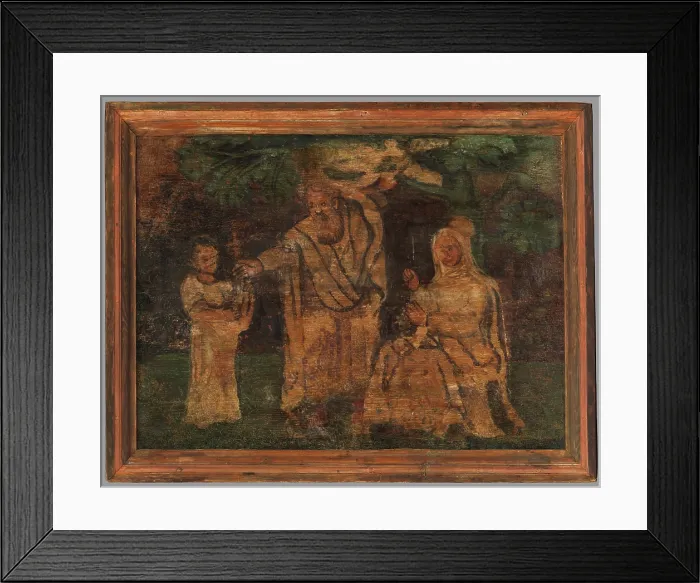 Framed Print : Biblicky vyjav (Bible scene), 1601-1700. Creator: Unknown Framed Print : Biblicky vyjav (Bible scene), 1601-1700. Creator: Unknown