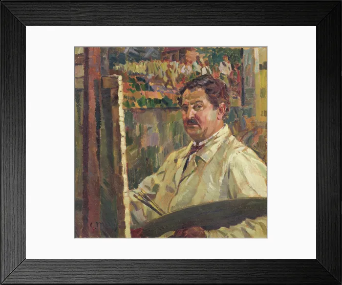 Framed Print : Self-Portrait, 1924. Creator: Gustav Mally Framed Print : Self-Portrait, 1924. Creator: Gustav Mally