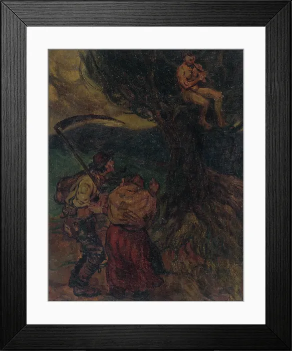 Framed Print : Specter, around 1919. Creator: Gustav Mally Framed Print : Specter, around 1919. Creator: Gustav Mally