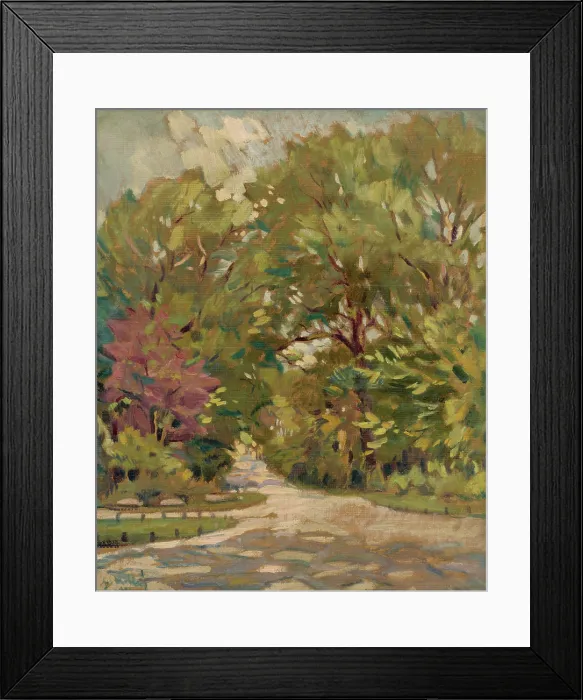 Framed Print : Spring in Petrzalka, 1921. Creator: Gustav Mally Framed Print : Spring in Petrzalka, 1921. Creator: Gustav Mally