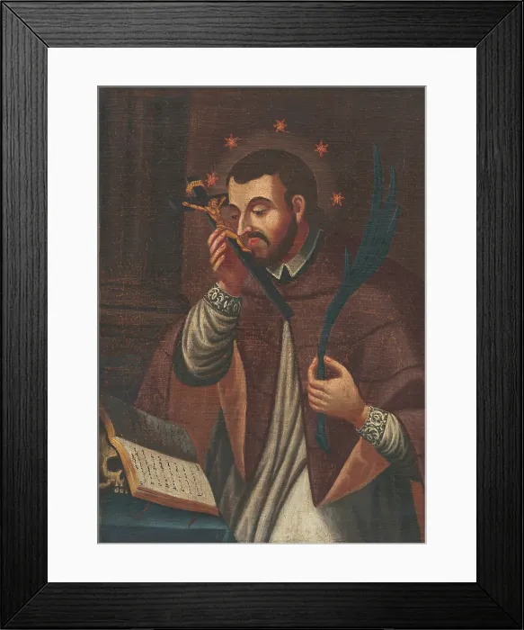 Framed Print : St. John of Nepomuk, 1785-1800. Creator: Unknown Framed Print : St. John of Nepomuk, 1785-1800. Creator: Unknown