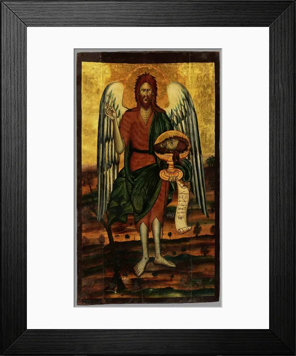 Framed Print : Jan Predchodca (Krstitel), (St John the Baptist), 1793. Creator: Unknown Framed Print : Jan Predchodca (Krstitel), (St John the Baptist), 1793. Creator: Unknown