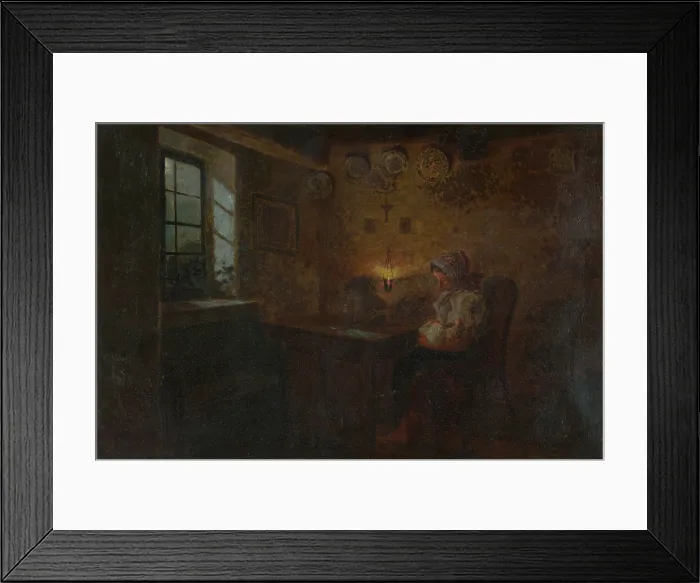 Framed Print : Lullaby, around 1906. Creator: Gustav Mally Framed Print : Lullaby, around 1906. Creator: Gustav Mally