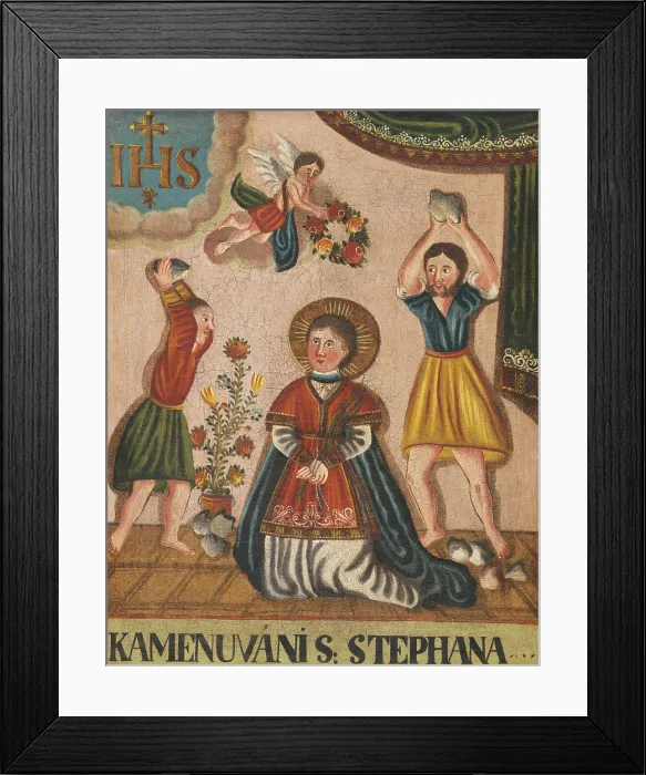 Framed Print : Saint Stephen, 1801-1900. Creator: Unknown Framed Print : Saint Stephen, 1801-1900. Creator: Unknown
