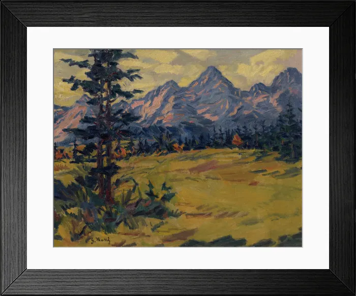 Framed Print : Tatras Landscape, around 1940. Creator: Gustav Mally Framed Print : Tatras Landscape, around 1940. Creator: Gustav Mally