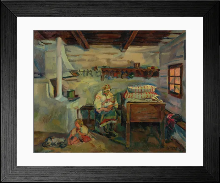 Framed Print : Interior, Zdiar, c1934. Creator: Gustav Mally Framed Print : Interior, Zdiar, c1934. Creator: Gustav Mally