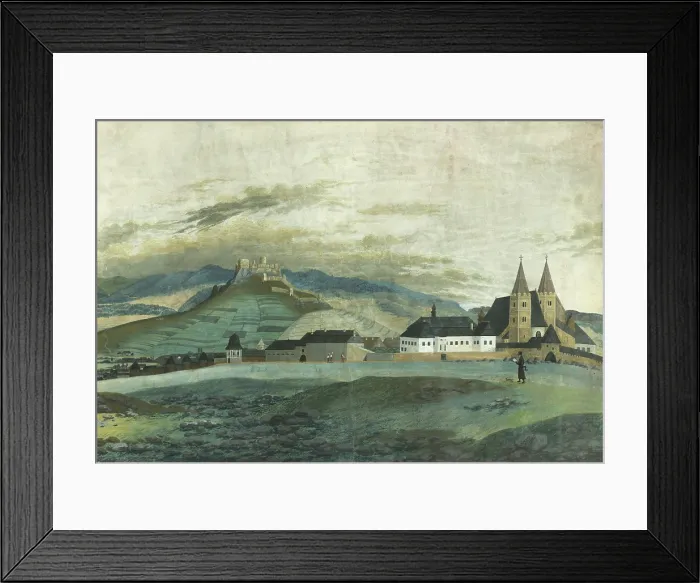 Framed Print : Church at Spis, 1827. Creator: Gustav Muller Framed Print : Church at Spis, 1827. Creator: Gustav Muller