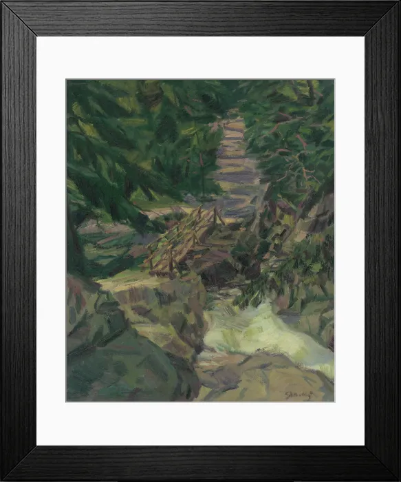 Framed Print : Mountain-Stream in the Tatras, around 1939. Creator: Gustav Mally Framed Print : Mountain-Stream in the Tatras, around 1939. Creator: Gustav Mally