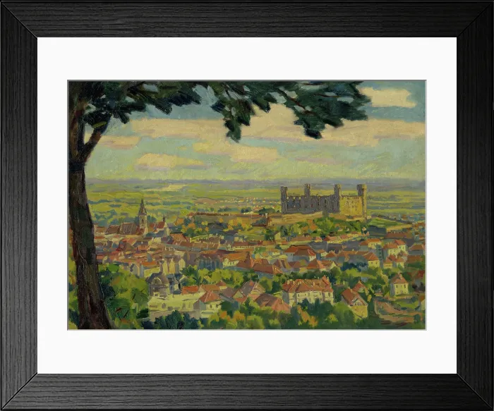Framed Print : Bratislava from Novy Svet, around 1934. Creator: Gustav Mally Framed Print : Bratislava from Novy Svet, around 1934. Creator: Gustav Mally