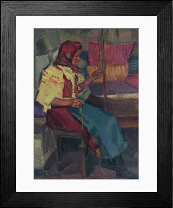 Framed Print : Spinner from Morky Haj, around 1934. Creator: Gustav Mally Framed Print : Spinner from Morky Haj, around 1934. Creator: Gustav Mally