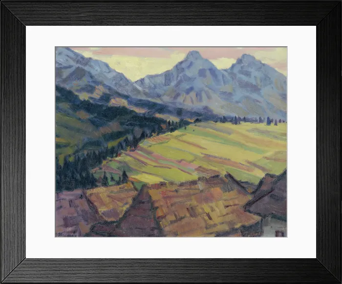 Framed Print : Landscape near Zdiar, 1940-1945. Creator: Gustav Mally Framed Print : Landscape near Zdiar, 1940-1945. Creator: Gustav Mally