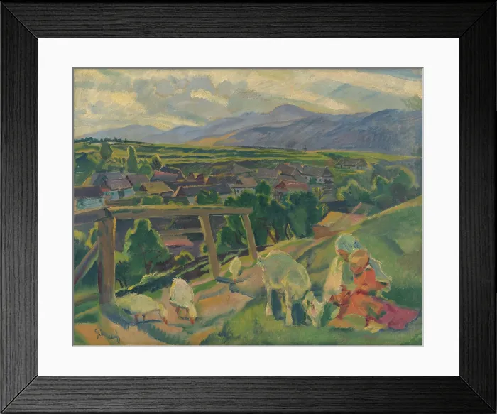 Framed Print : From Vazec, around 1937. Creator: Gustav Mally Framed Print : From Vazec, around 1937. Creator: Gustav Mally