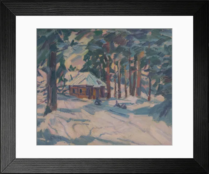 Framed Print : Winter Mood, around 1935-1940. Creator: Gustav Mally Framed Print : Winter Mood, around 1935-1940. Creator: Gustav Mally