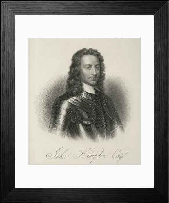 Framed Print : John Hampden Esq, c1620-c1640, (1834-1837). Creator: Samuel Freeman Framed Print : John Hampden Esq, c1620-c1640, (1834-1837). Creator: Samuel Freeman
