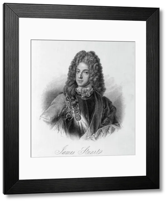Framed Print : James Stuart (King James III), c1720-c1740, (1834-37). Creator: Samuel Freeman Framed Print : James Stuart (King James III), c1720-c1740, (1834-37). Creator: Samuel Freeman