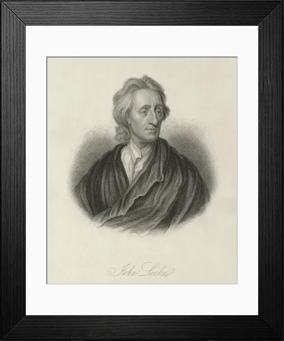 Framed Print : John Locke, c1680-1700, (1834-1837). Creator: Samuel Freeman Framed Print : John Locke, c1680-1700, (1834-1837). Creator: Samuel Freeman
