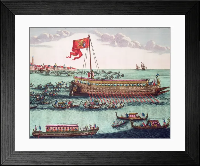 Framed Print : The Venetian Doge's State Galley, 1693. Creator: Pieter Mortier. The Venetian Doge's State Galley, 1693. Creator: Pieter Mortier Framed Print : The Venetian Doge's State Galley, 1693. Creator: Pieter Mortier. The Venetian Doge's State Galley, 1693. Creator: Pieter Mortier