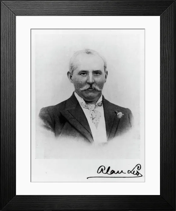 Framed Print : Portrait of Alan Leo, (c1895?). Creator: Unknown Framed Print : Portrait of Alan Leo, (c1895?). Creator: Unknown