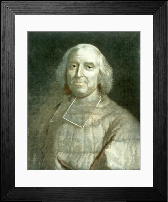 Framed Print : Cardinal de Fleury, c1738. Creator: Jacob Christoph Le Blon Framed Print : Cardinal de Fleury, c1738. Creator: Jacob Christoph Le Blon