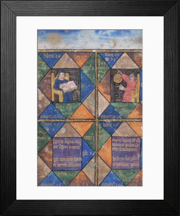Framed Print : Alchemists at work, 15th century. Creator: Unknown Framed Print : Alchemists at work, 15th century. Creator: Unknown