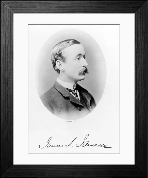 Framed Print : Woodburytype of James Sligo Jameson, c1870s. Creator: Unknown Framed Print : Woodburytype of James Sligo Jameson, c1870s. Creator: Unknown
