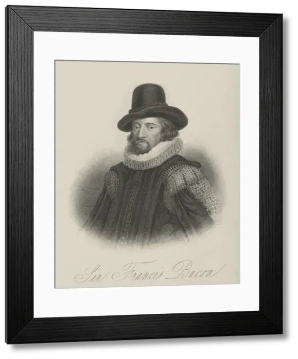 Framed Print : Sir Francis Bacon, c1610, (1834-1837). Creator: Samuel Freeman Framed Print : Sir Francis Bacon, c1610, (1834-1837). Creator: Samuel Freeman