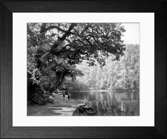 Framed Print : Lake at Naini Tal, India, c1865. Creator: Samuel Bourne Framed Print : Lake at Naini Tal, India, c1865. Creator: Samuel Bourne