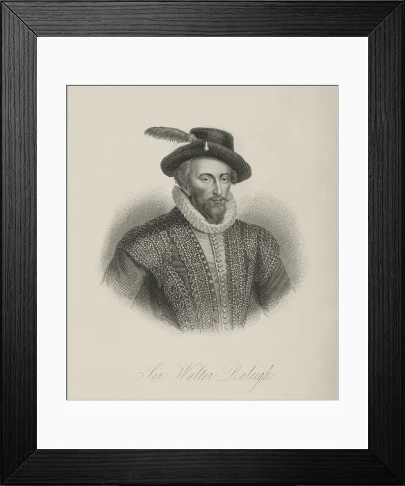 Framed Print : Sir Walter Raleigh, c1600, (1834-1837). Creator: Samuel Freeman Framed Print : Sir Walter Raleigh, c1600, (1834-1837). Creator: Samuel Freeman