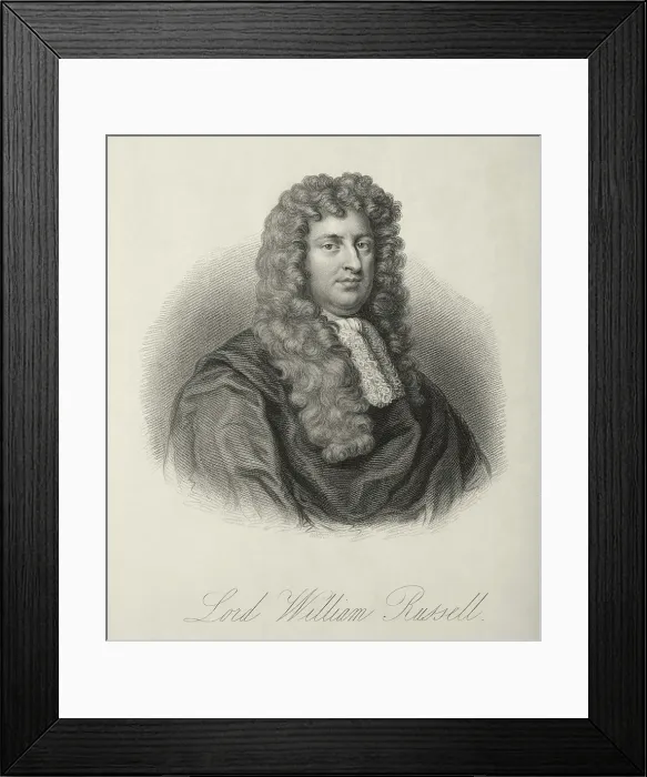 Framed Print : Lord William Russell, c1670-c1680, (1834-1837). Creator: Samuel Freeman Framed Print : Lord William Russell, c1670-c1680, (1834-1837). Creator: Samuel Freeman