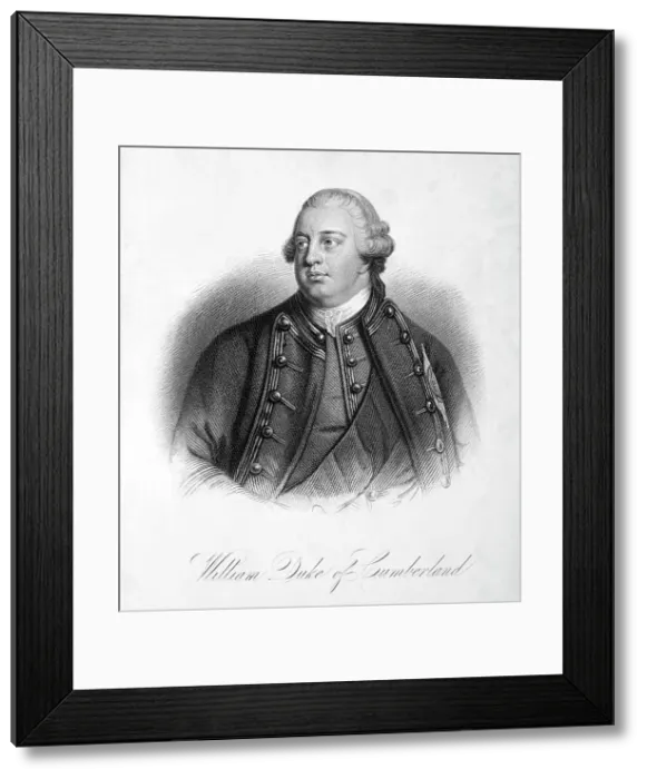 Framed Print : William Duke of Cumberland, c1740-c1765, (1834-1837). Creator: Samuel Freeman Framed Print : William Duke of Cumberland, c1740-c1765, (1834-1837). Creator: Samuel Freeman