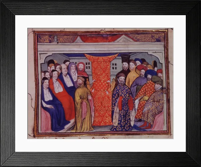 Framed Print : Henry Bolingbroke, Duke of Lancaster, is proclaimed King Henry IV by Parliament, c1401-c1405. Creator: The Virgil Master Framed Print : Henry Bolingbroke, Duke of Lancaster, is proclaimed King Henry IV by Parliament, c1401-c1405. Creator: The Virgil Master