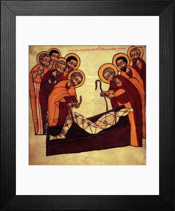 Framed Print : Christ's body wrapped in a shroud for burial with his disciples weeping, c1632-c1667 Framed Print : Christ's body wrapped in a shroud for burial with his disciples weeping, c1632-c1667