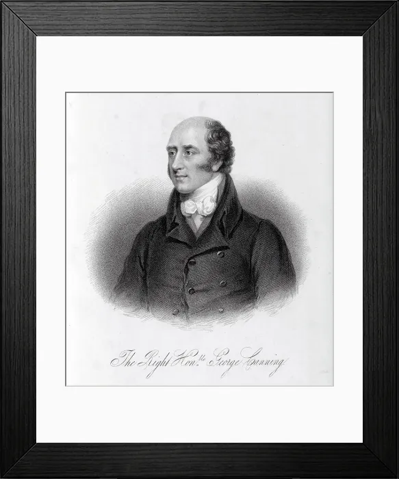 Framed Print : The Right Honble. George Canning, c1800-c1827, (1834-1837). Creator: Samuel Freeman Framed Print : The Right Honble. George Canning, c1800-c1827, (1834-1837). Creator: Samuel Freeman