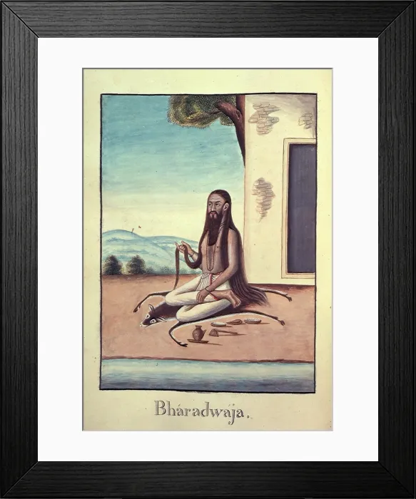 Framed Print : The sage, Bharadvaja, 1803-1804. Creator: Unknown Framed Print : The sage, Bharadvaja, 1803-1804. Creator: Unknown