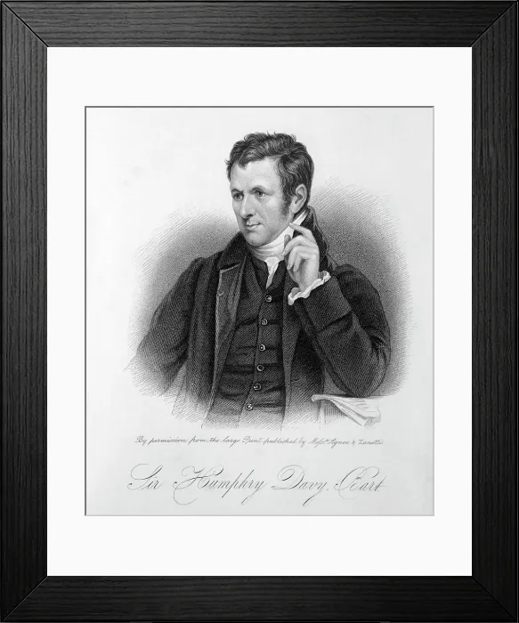 Framed Print : Sir Humphry Davy, c1800-c1829, (1834-1837). Creator: Samuel Freeman Framed Print : Sir Humphry Davy, c1800-c1829, (1834-1837). Creator: Samuel Freeman