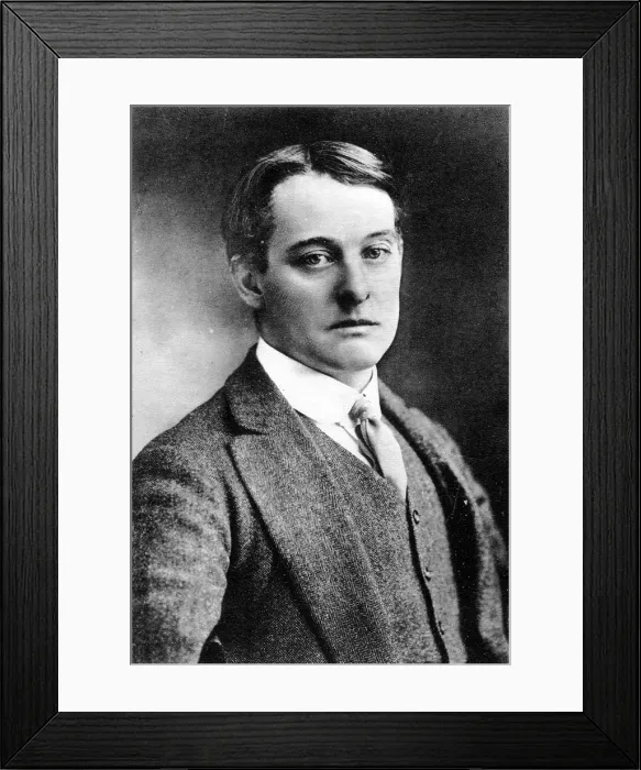 Framed Print : Portrait of Alfred Douglas, 1914. Creator: Elliott & Fry Framed Print : Portrait of Alfred Douglas, 1914. Creator: Elliott & Fry