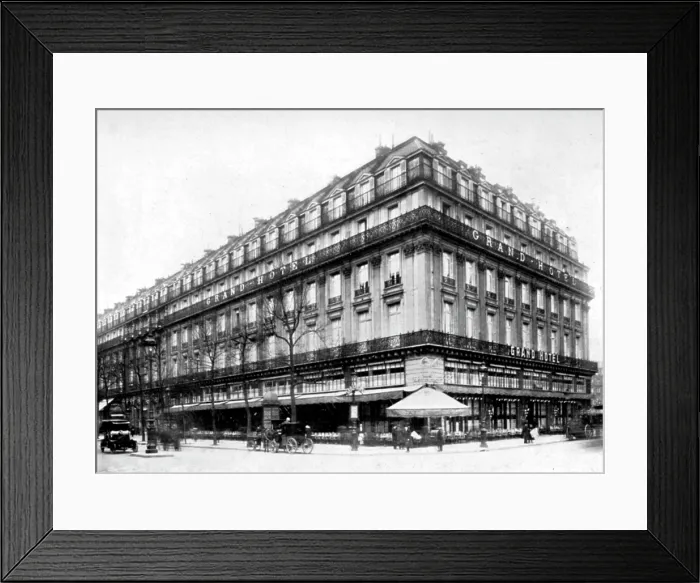 Framed Print : Cafe de la Paix, Paris, France, 1914. Creator: Unknown Framed Print : Cafe de la Paix, Paris, France, 1914. Creator: Unknown