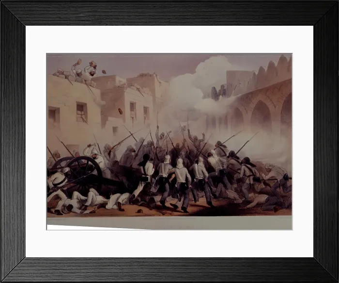 Framed Print : Storming of Delhi, 1859. Creator: George Francklin Atkinson Framed Print : Storming of Delhi, 1859. Creator: George Francklin Atkinson