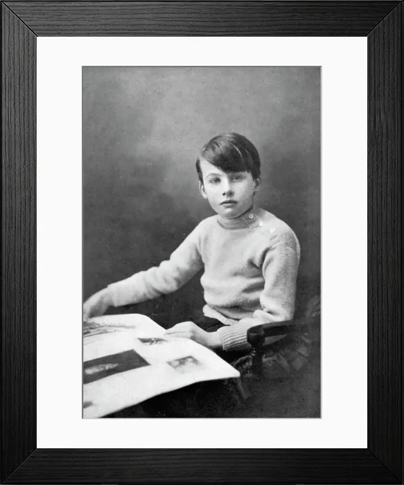 Framed Print : Raymond Wilfrid Sholto Douglas aged 9, 1911. Creator: Unknown Framed Print : Raymond Wilfrid Sholto Douglas aged 9, 1911. Creator: Unknown