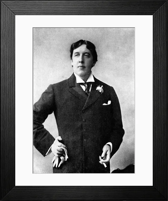Framed Print : Portrait of Oscar Wilde, c1890s. Creator: Ellis & Walery Framed Print : Portrait of Oscar Wilde, c1890s. Creator: Ellis & Walery