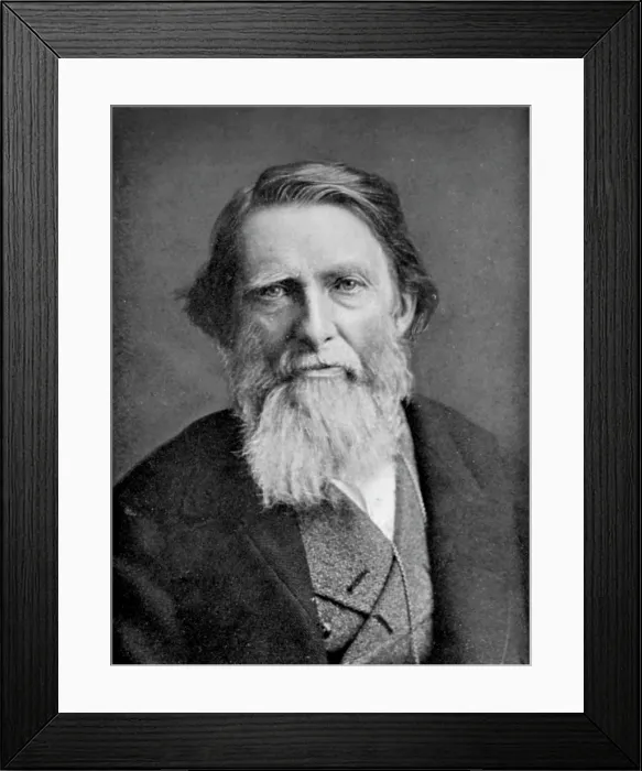 Framed Print : Portrait of John Ruskin, c1890s. Creator: Elliott & Fry Framed Print : Portrait of John Ruskin, c1890s. Creator: Elliott & Fry