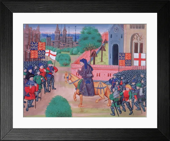 Framed Print : The Peasants Revolt, c1469-c1480. Creator: Unknown. The Peasants Revolt, c1469-c1480. Creator: Unknown Framed Print : The Peasants Revolt, c1469-c1480. Creator: Unknown. The Peasants Revolt, c1469-c1480. Creator: Unknown