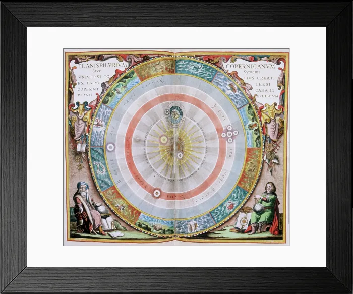 Framed Print : Haemisphaeri Graphicum Coeli Tiet, 1660. Creator: Andreas Cellarius Framed Print : Haemisphaeri Graphicum Coeli Tiet, 1660. Creator: Andreas Cellarius