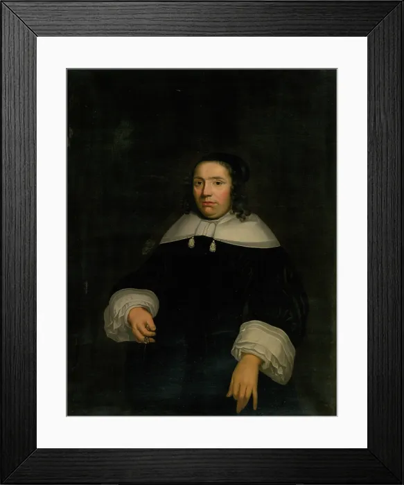 Framed Print : Portrait of Christina Pyll, 1650. Creator: Aelbert Cuyp Framed Print : Portrait of Christina Pyll, 1650. Creator: Aelbert Cuyp